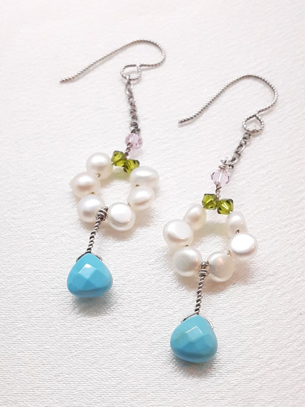 NEW Ivy Stella 3 inch drop french wire earrings - Picture 6 of 6
